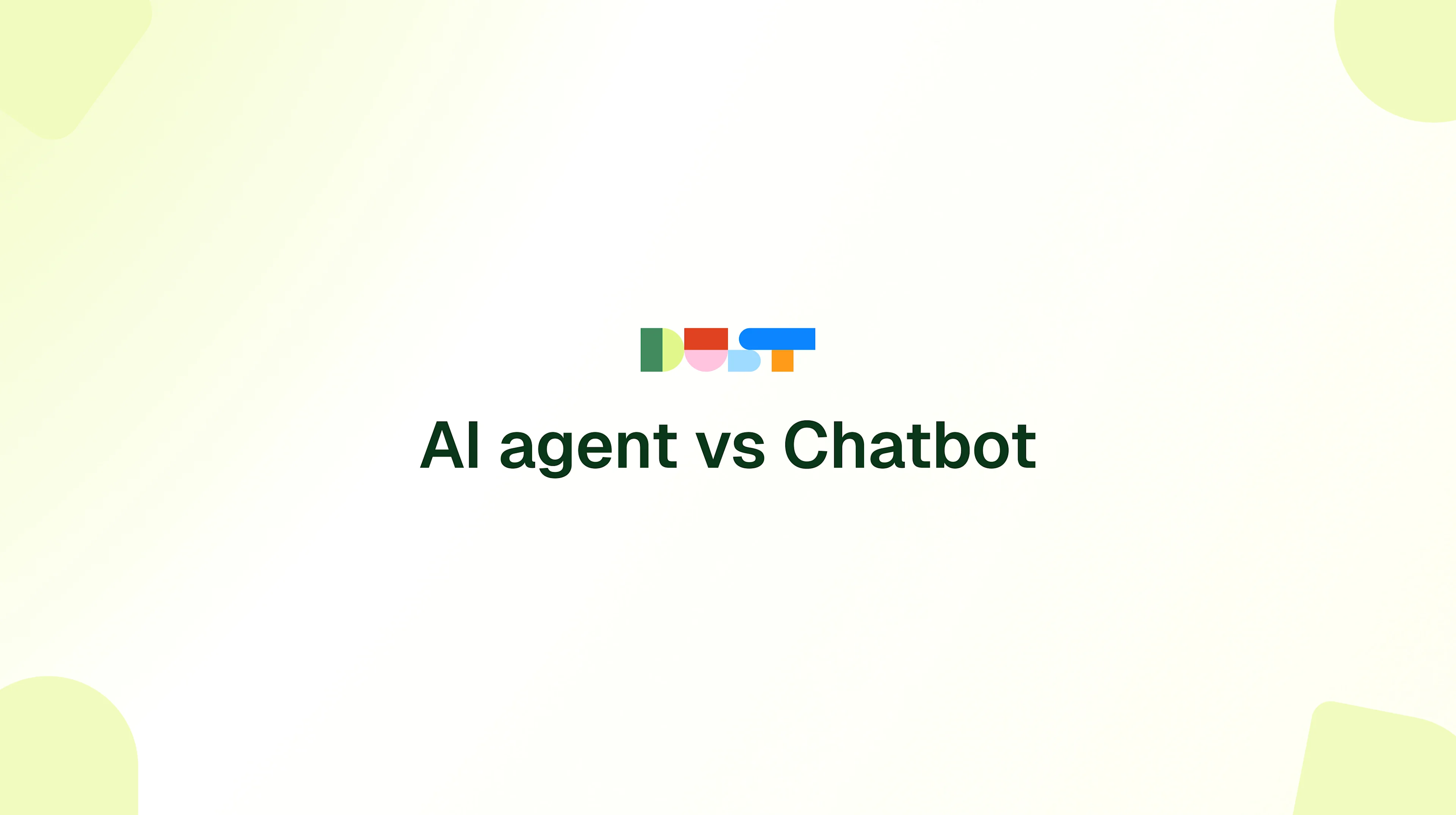 AI agent vs Chatbot