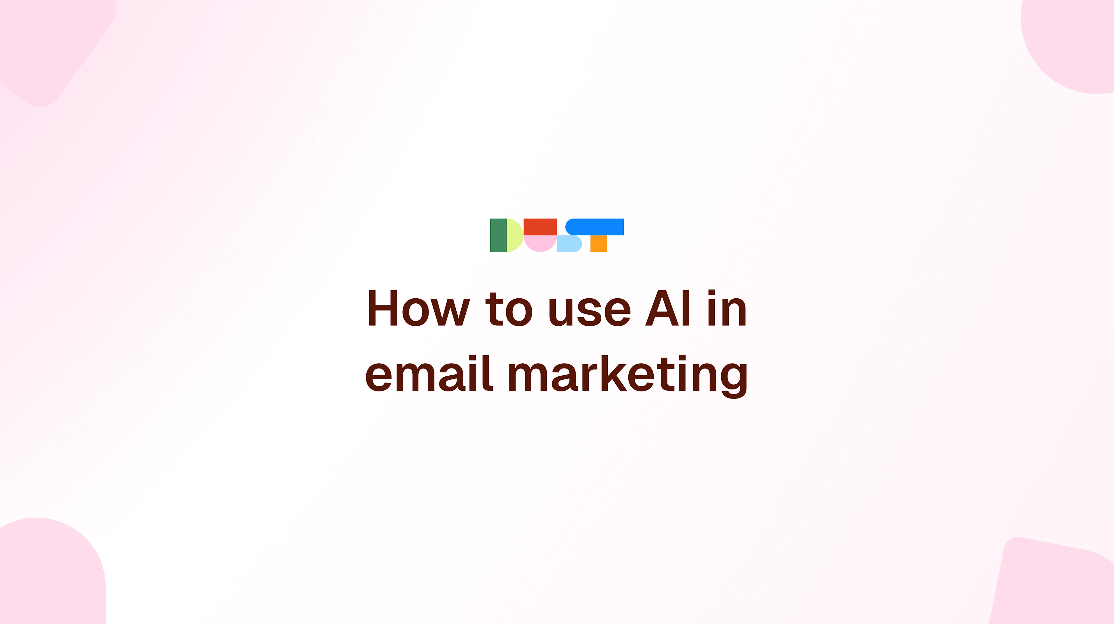 How to use AI in email marketing