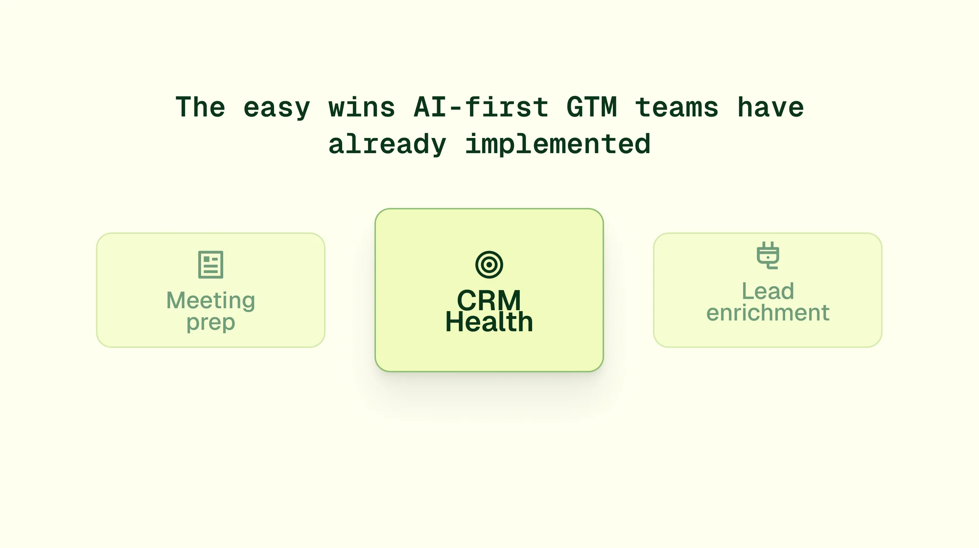The easy wins for AI first teams