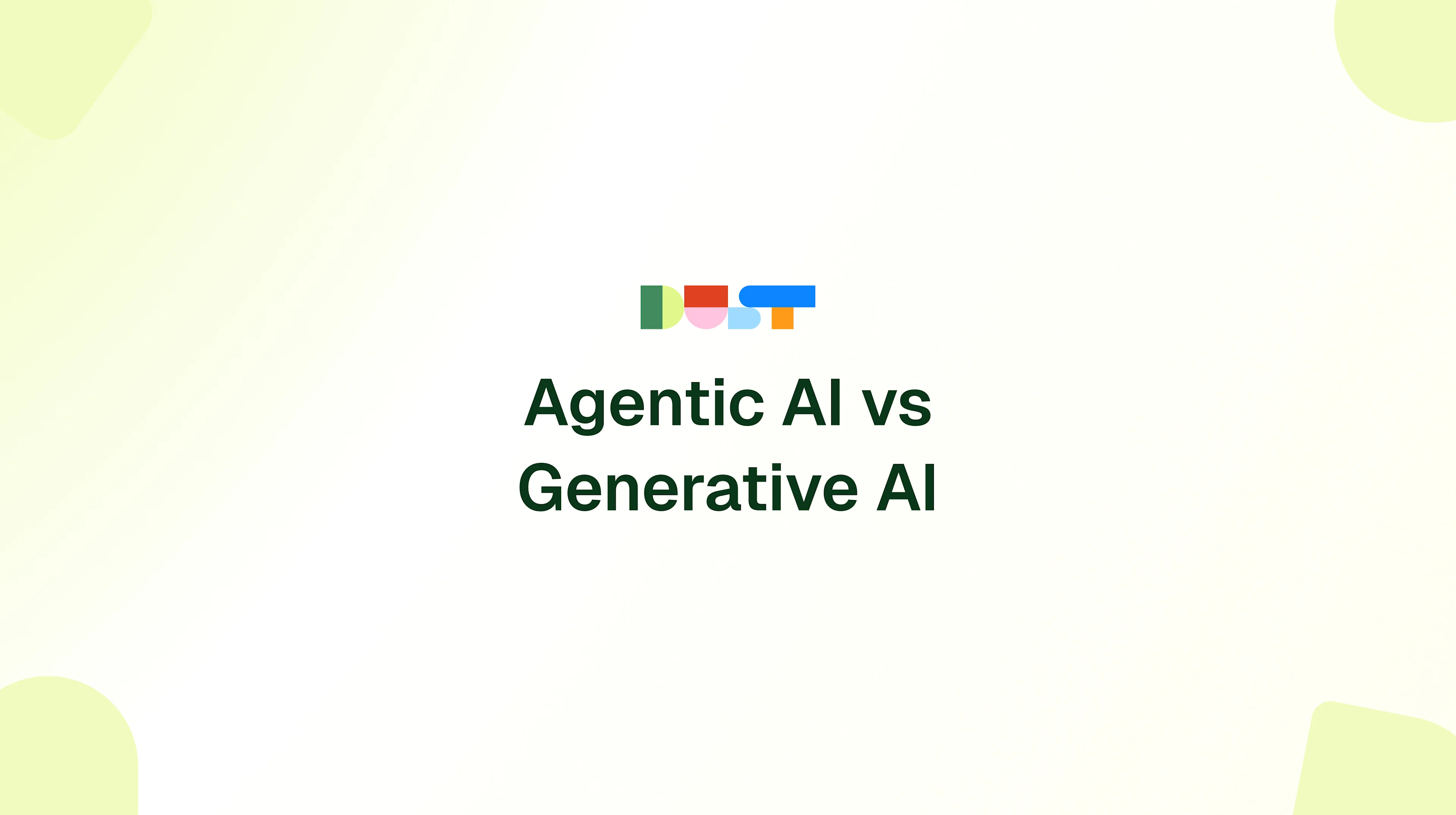 Agentic AI vs Generative AI