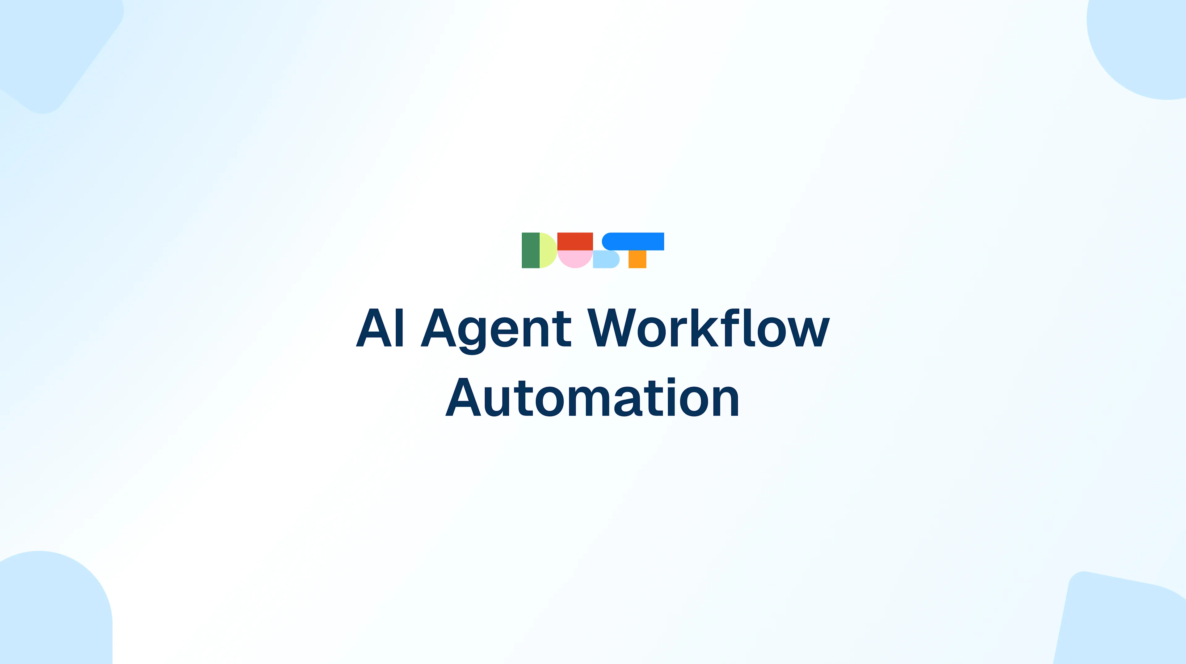 AI Agent Workflow Automation