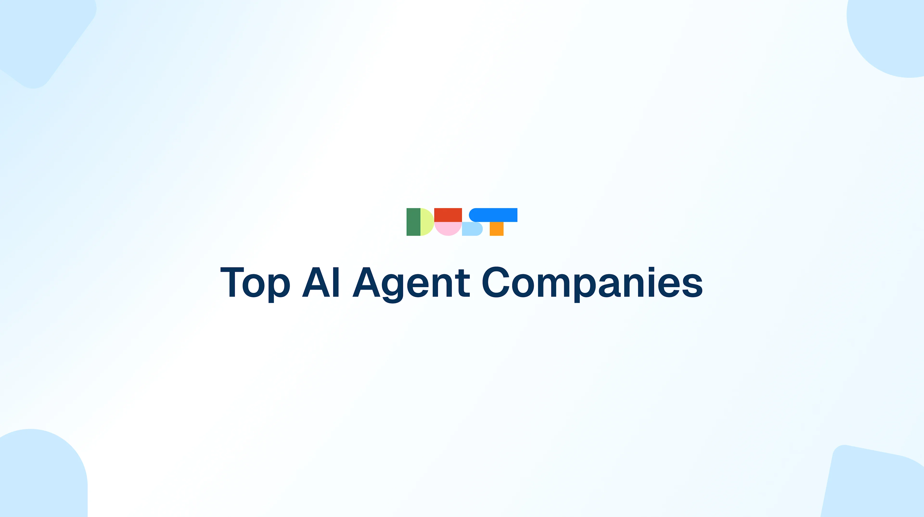 Top AI Agent Companies