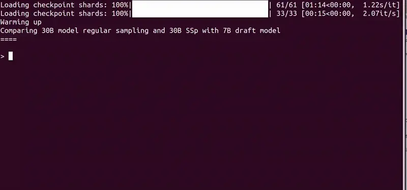 Speculative sampling: LLMs writing a lot faster using other LLMs - example-1.gif