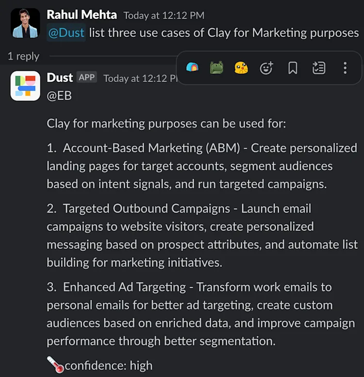 Dust Team Clay : How Clay is powering 4x team growth with Dust | Dust Customer Story