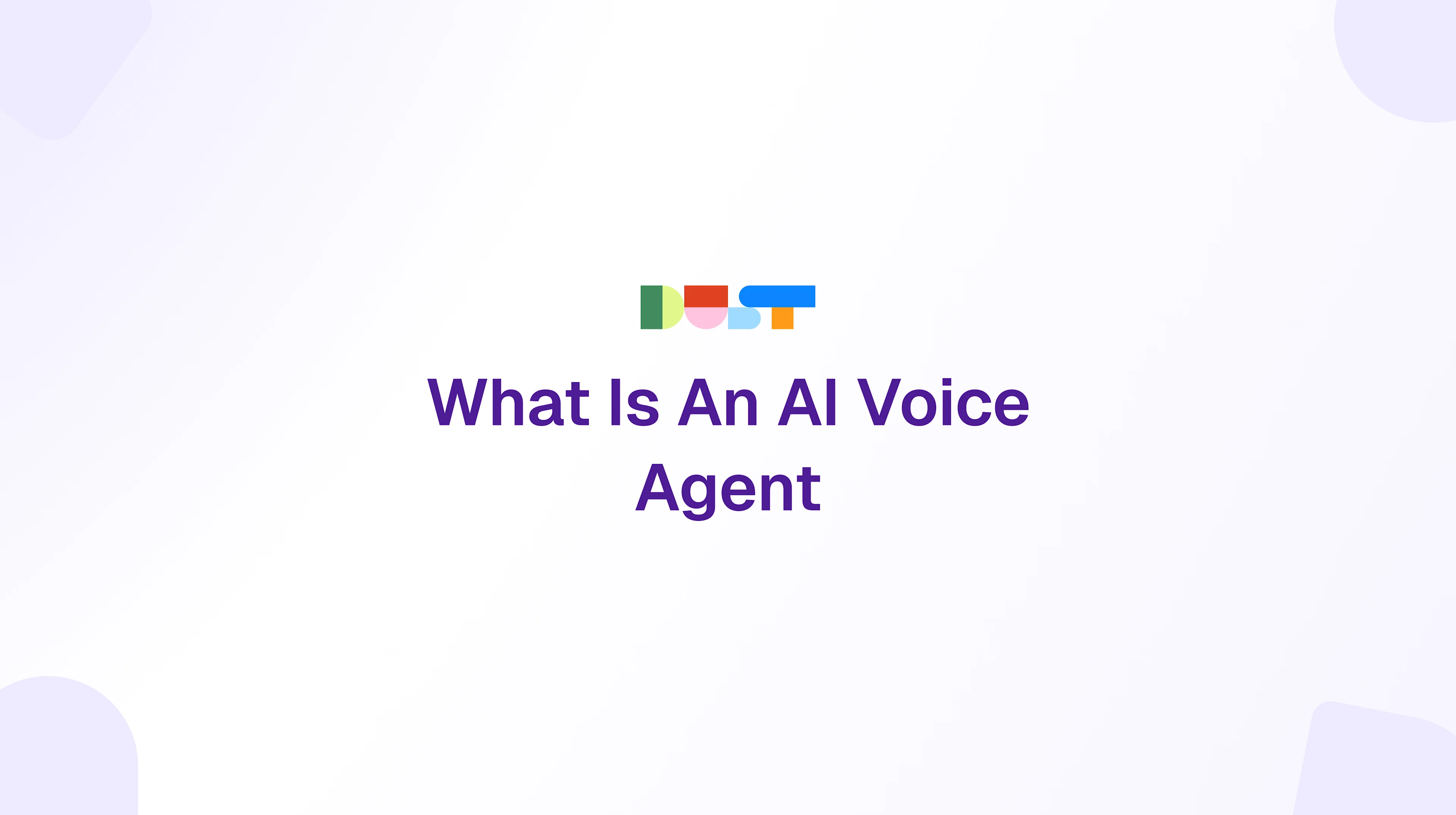 What Is An AI Voice Agent