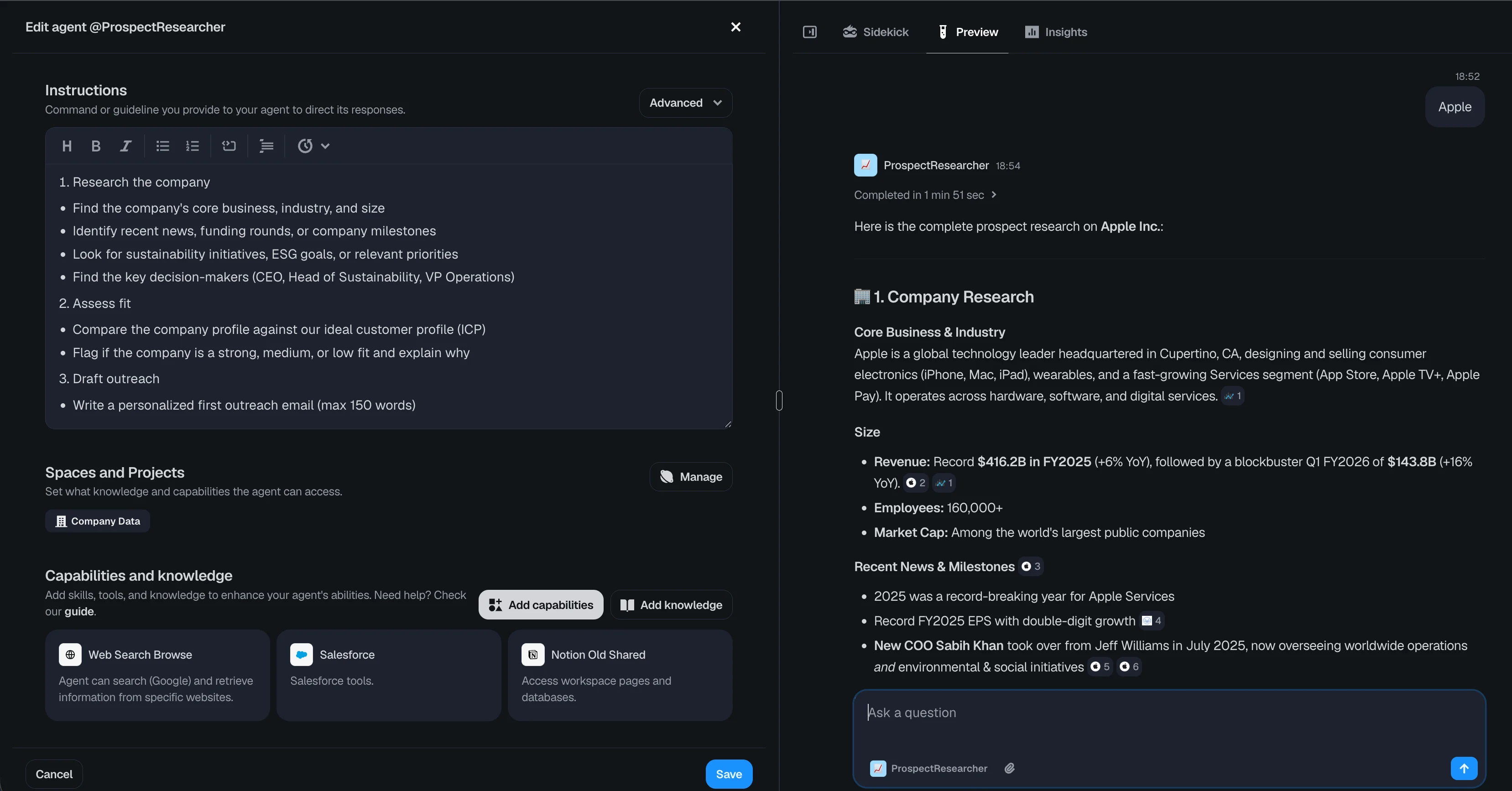 ProspectResearcher Apple
