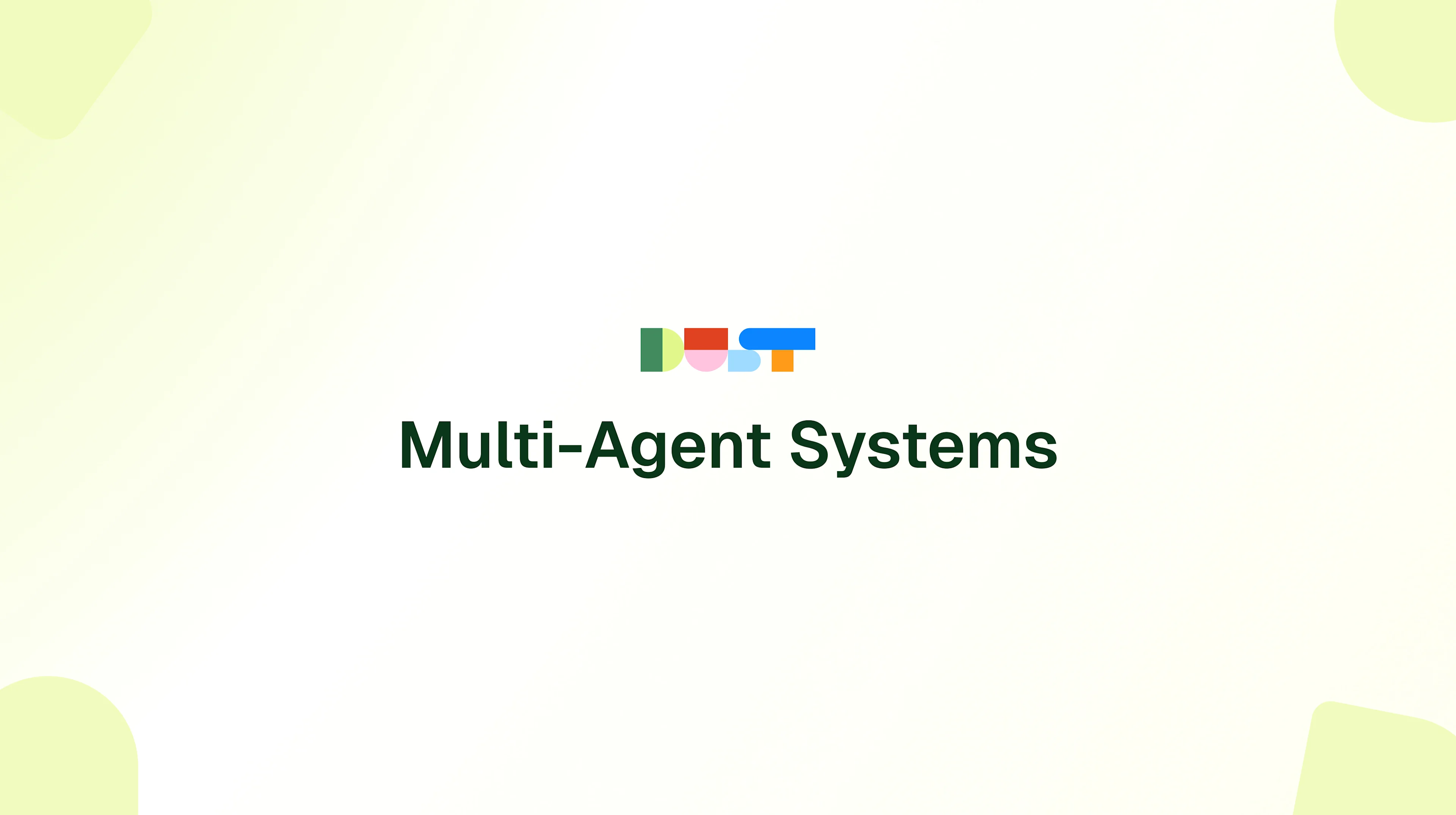Multi-Agent Systems