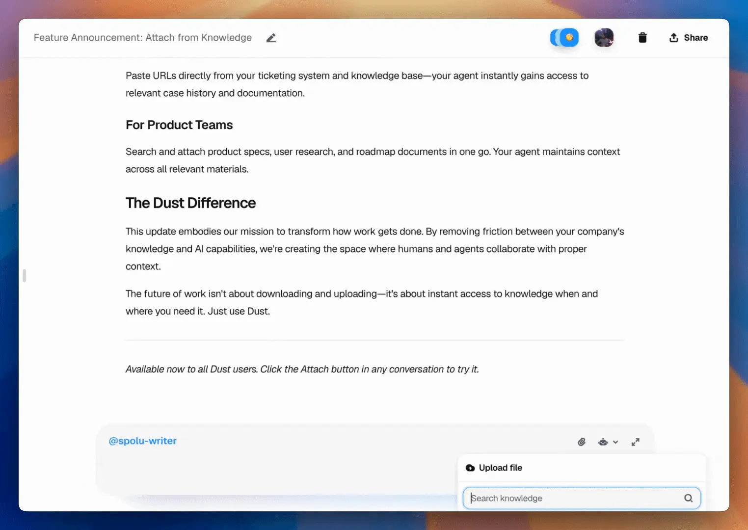 Introducing Attach from Knowledge - Attach-no-zoom.gif