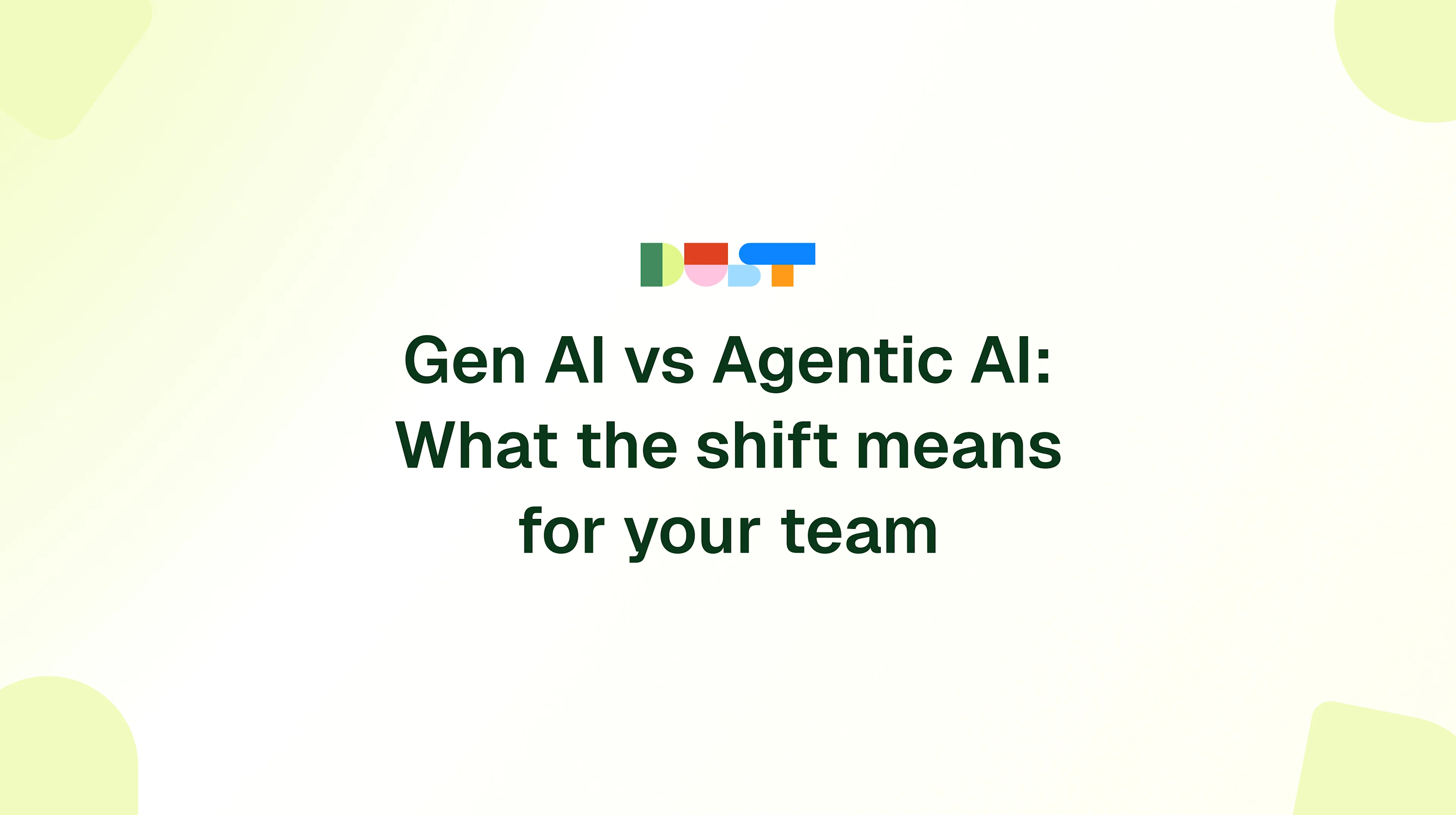 agentic vs generative ai