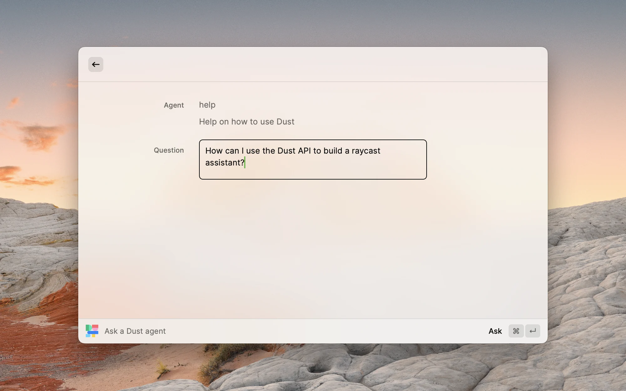 Dust Product Update 9 - Raycast.png
