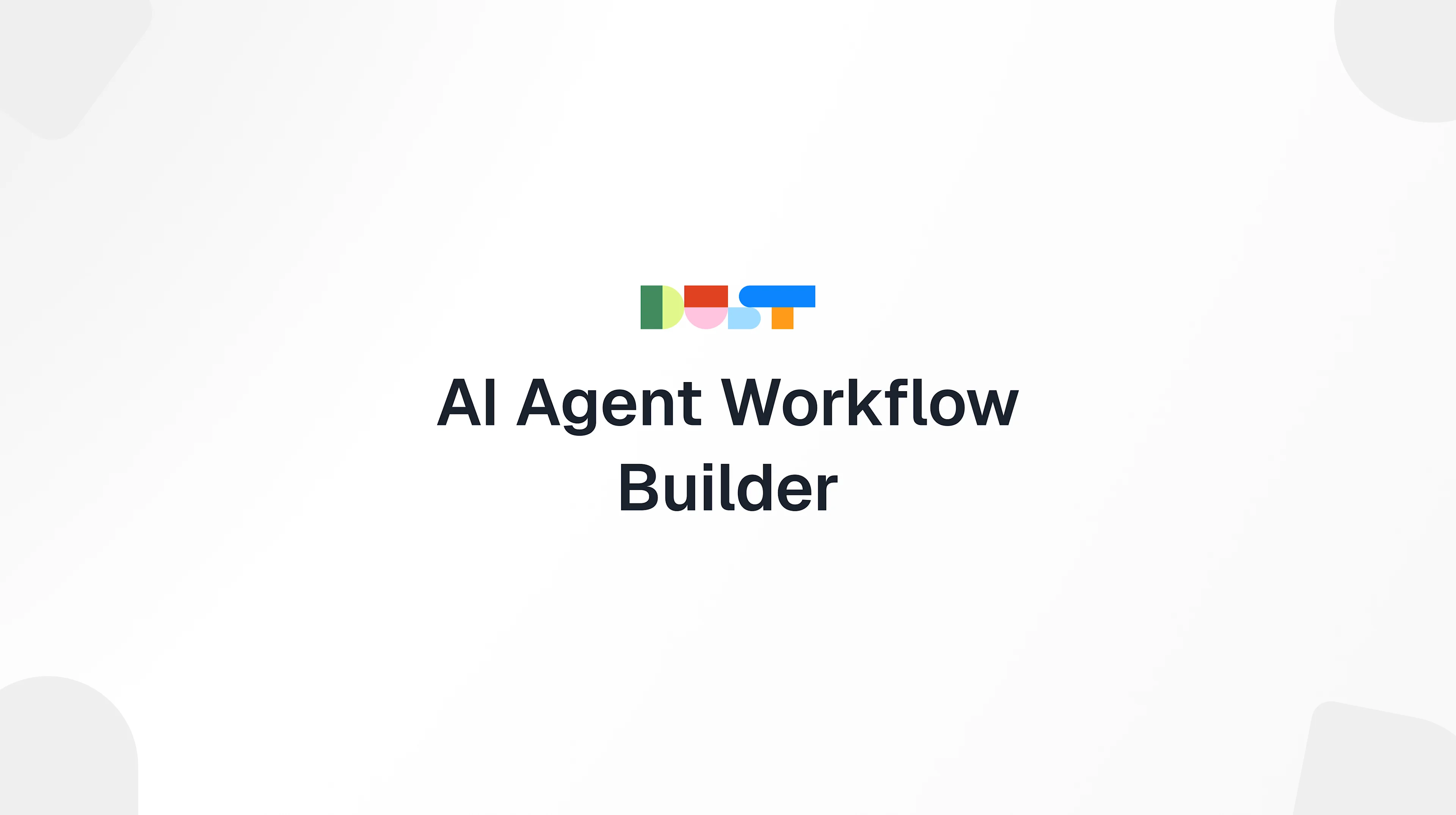 AI Agent Workflow Builder