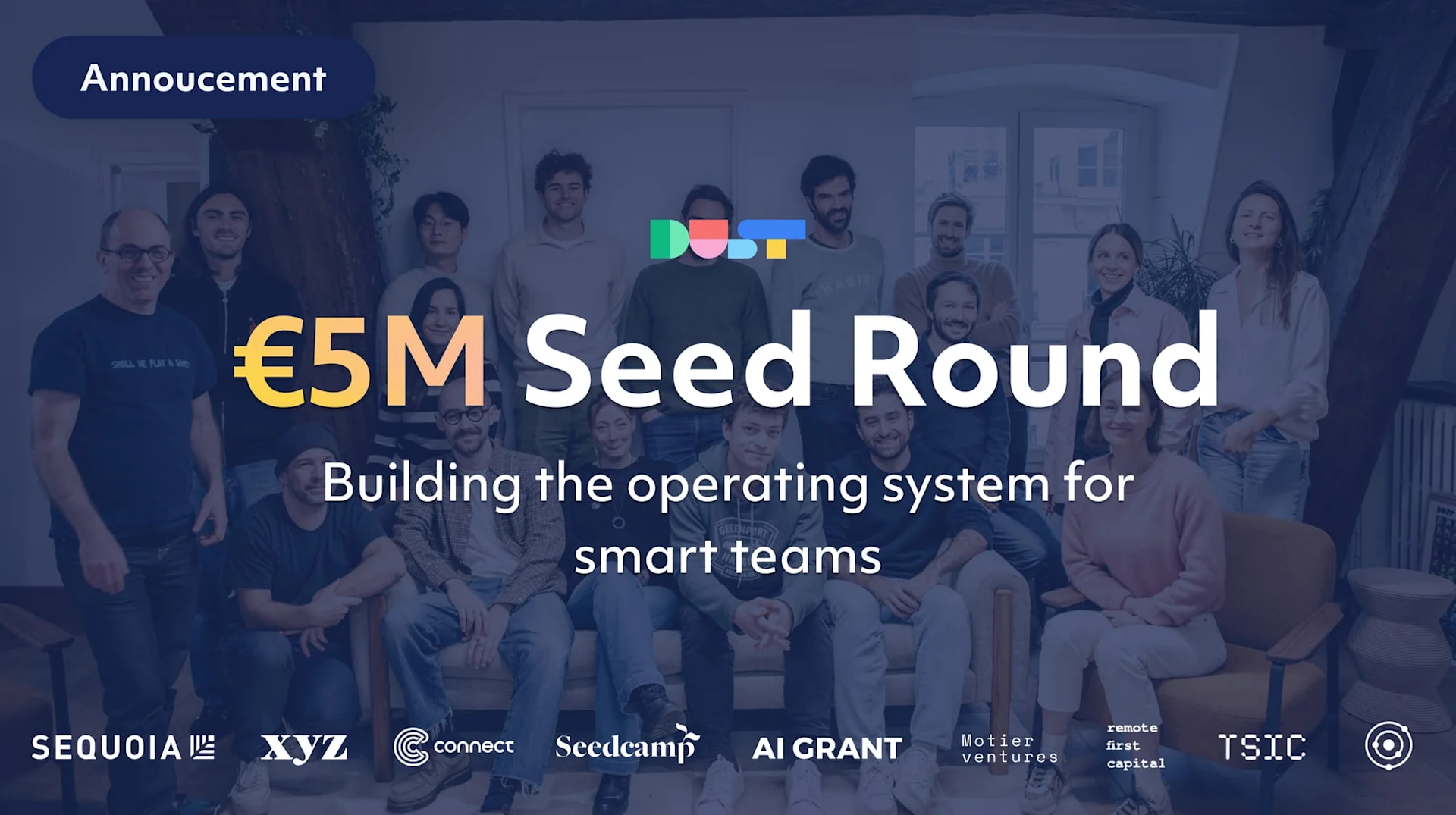 Announcing our seed round | Dust Blog