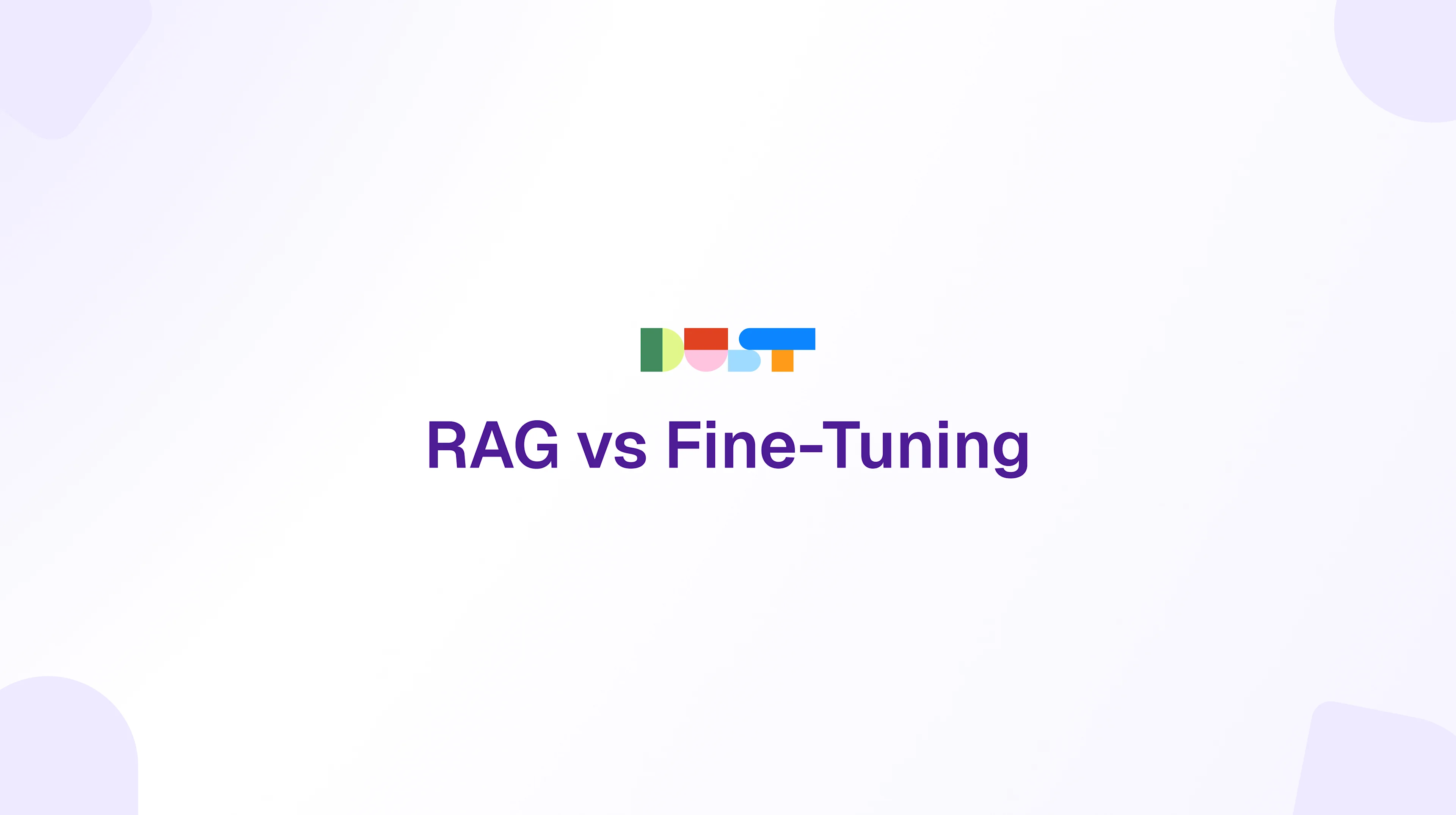 RAG vs Fine-Tuning