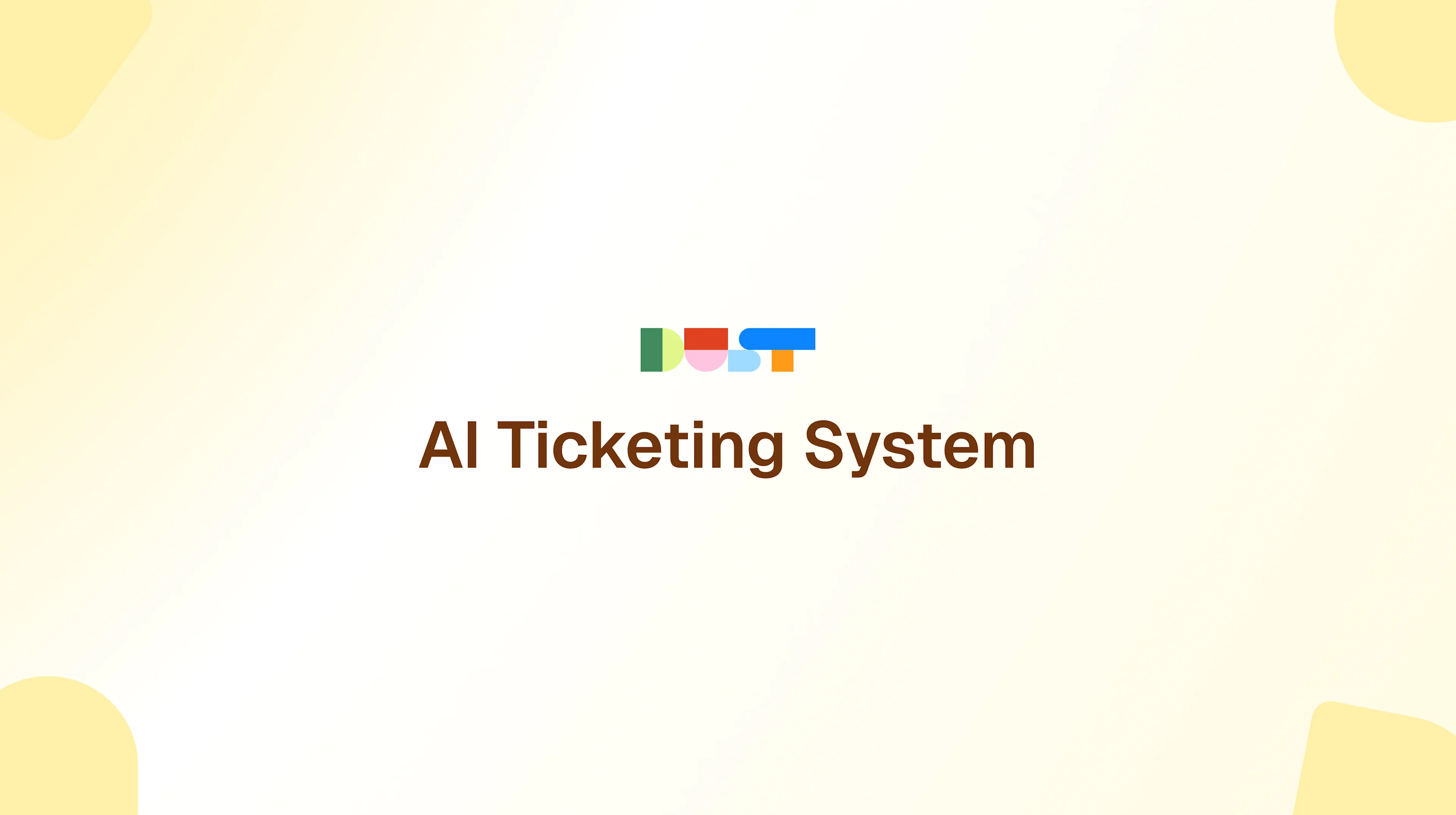 AI Ticketing System
