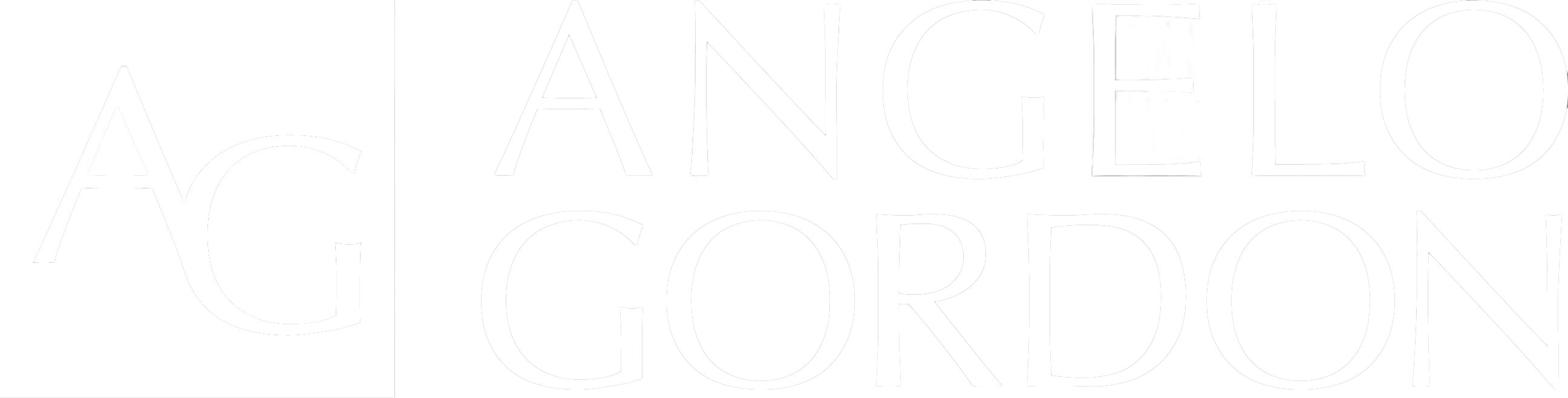 angelo gordon white logo