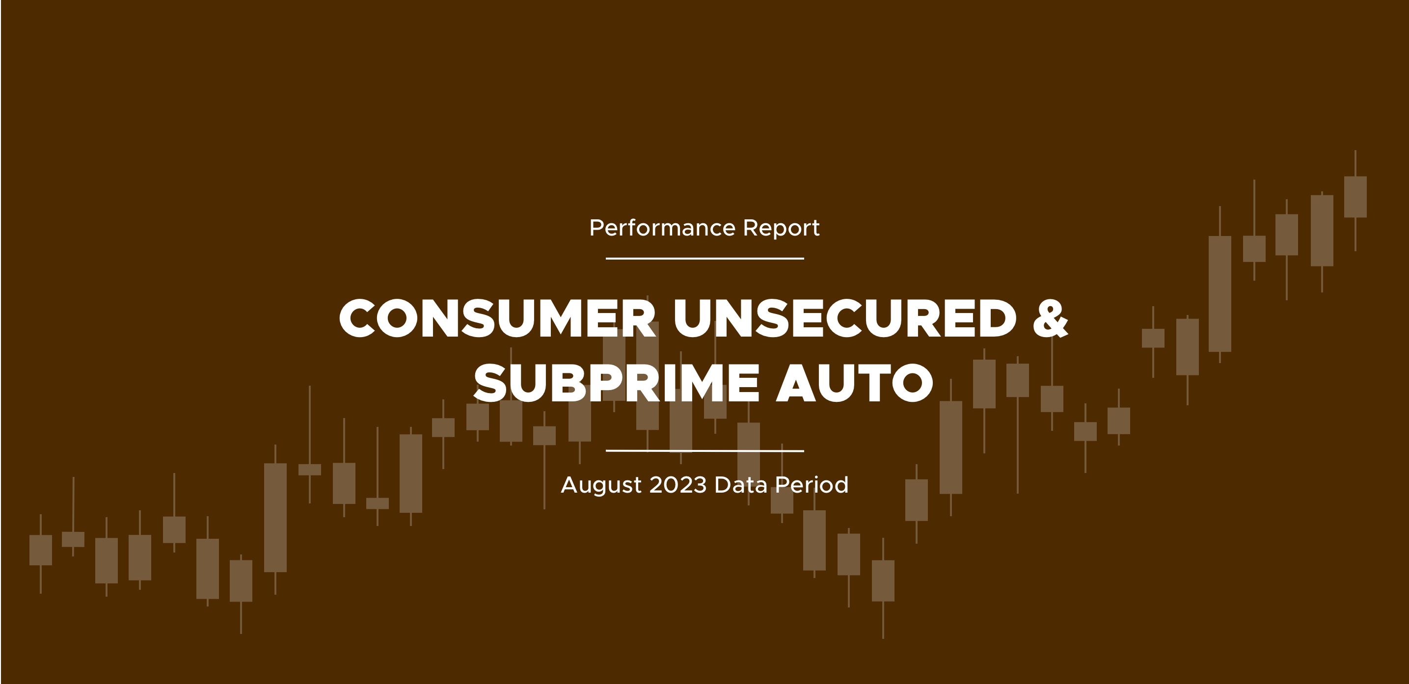 Resources Performance Report Consumer Unsecured Subprime Auto   Aug 2023 