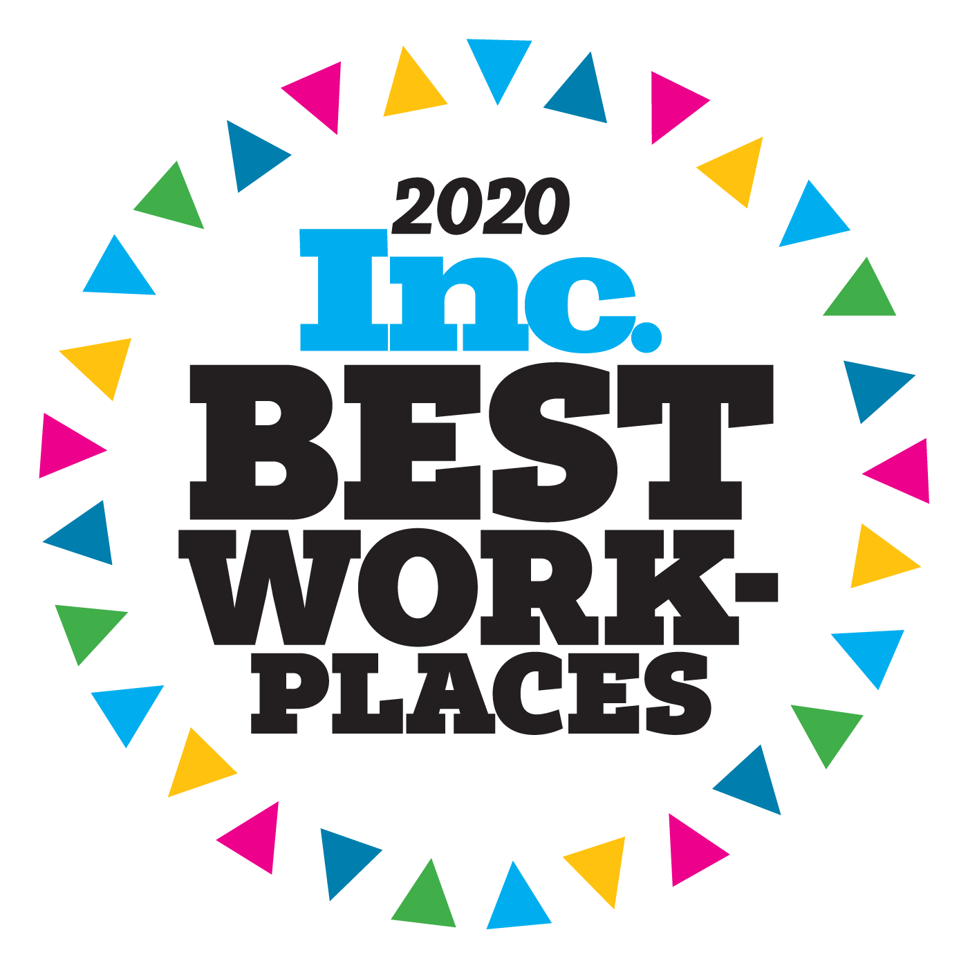Inc. Best Workplaces 2020 Logo