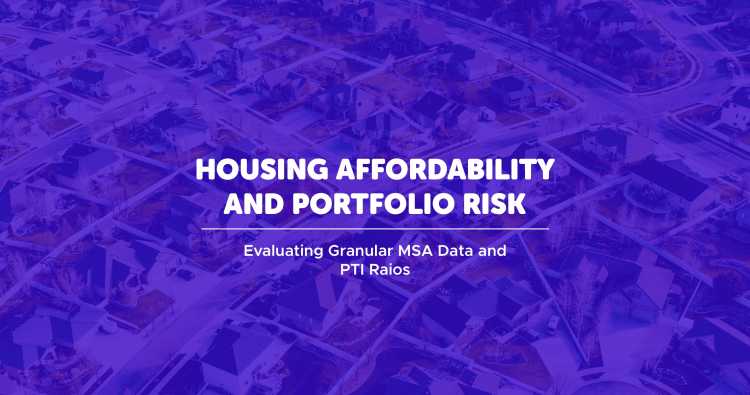 Housing Affordability and Portfolio Risk