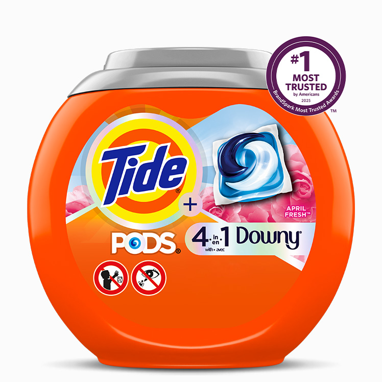 Cápsulas de detergente Tide PODS® 4 en 1 Plus Downy April Fresh