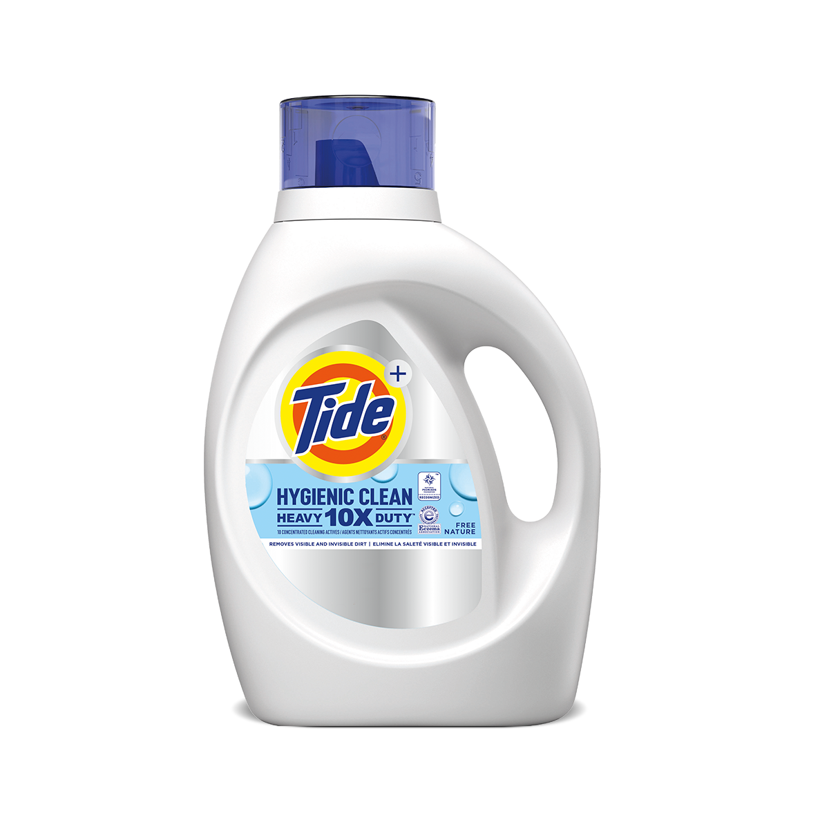 Detergente líquido para ropa Tide Hygienic Clean Heavy Duty 10X Free