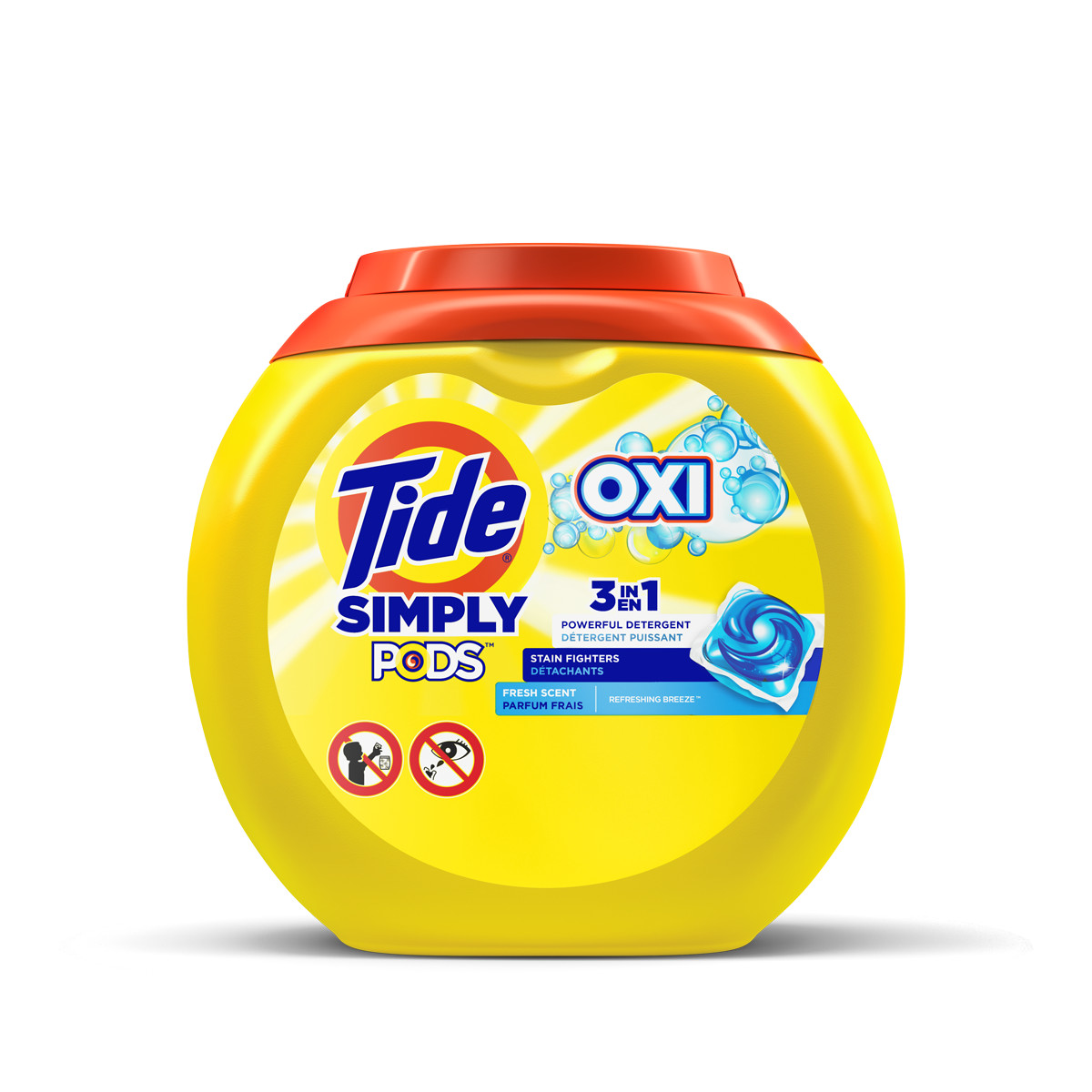 Tide Simply PODS® Plus OXI Liquid Laundry Detergent Pacs