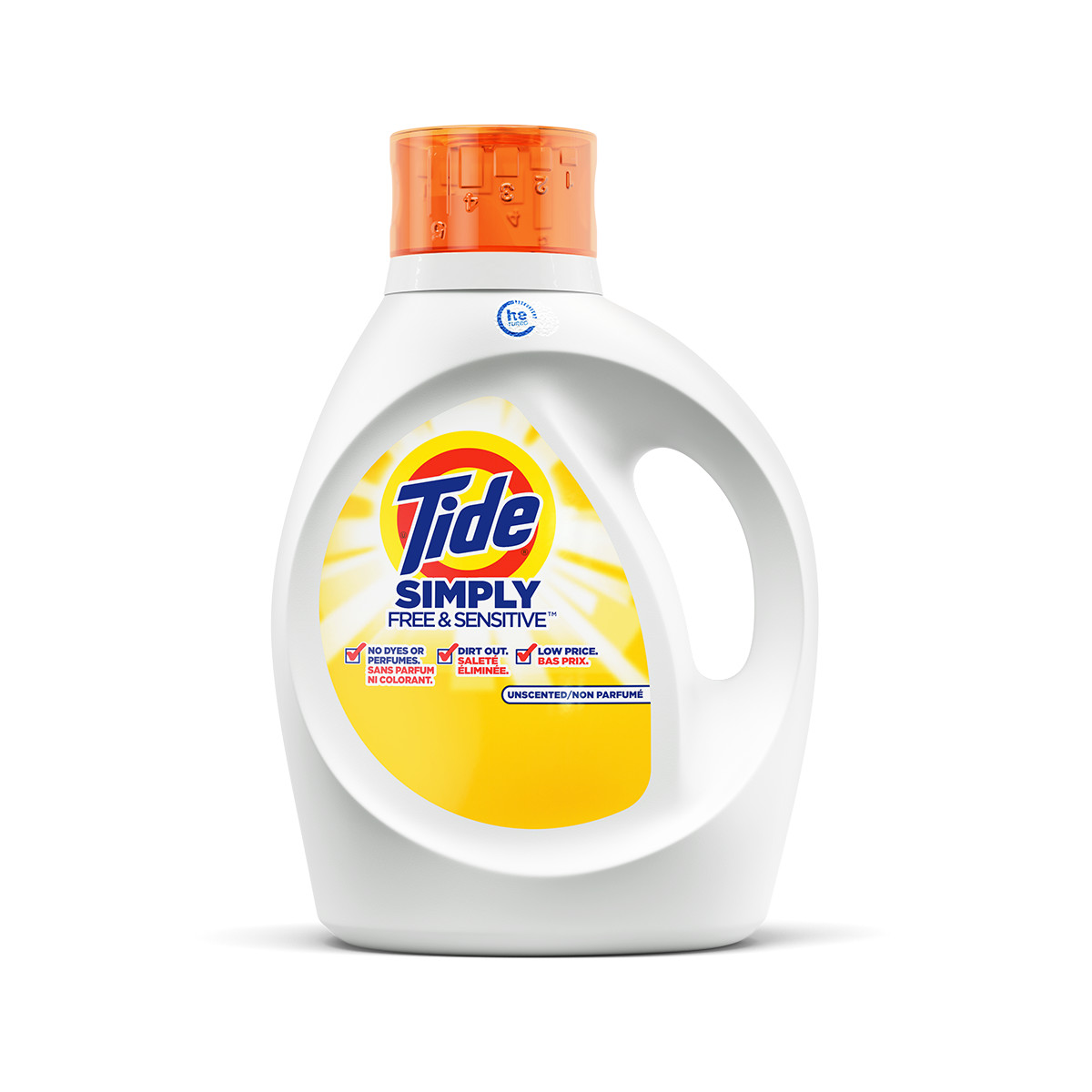 Tide Simply Free & Sensitive Liquid Laundry Detergent