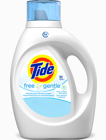 Detergente líquido para la ropa Tide Free & Gentle
