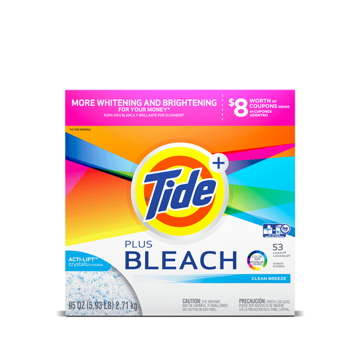 Tide Plus Bleach Powder Laundry Detergent