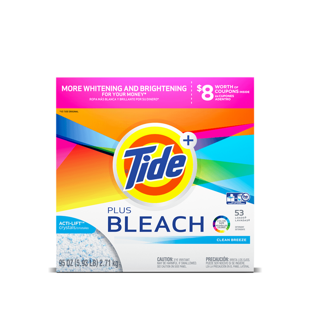 Tide Plus Bleach Powder Laundry Detergent