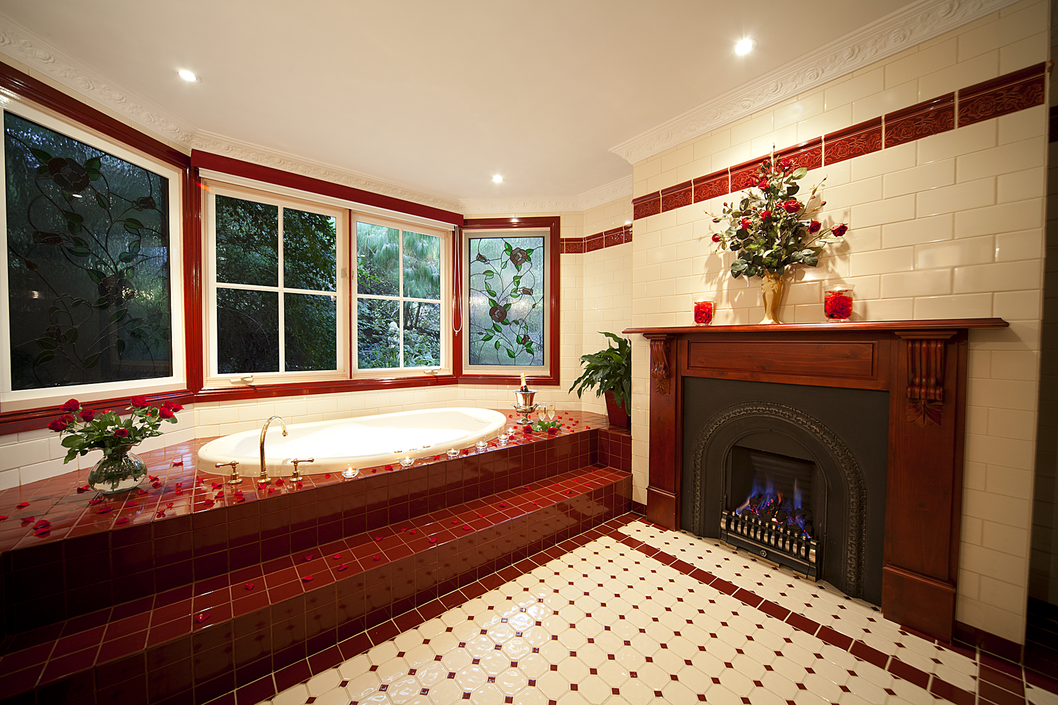 Master Bathroom at Leura Rose Luxury Leura Accommodation