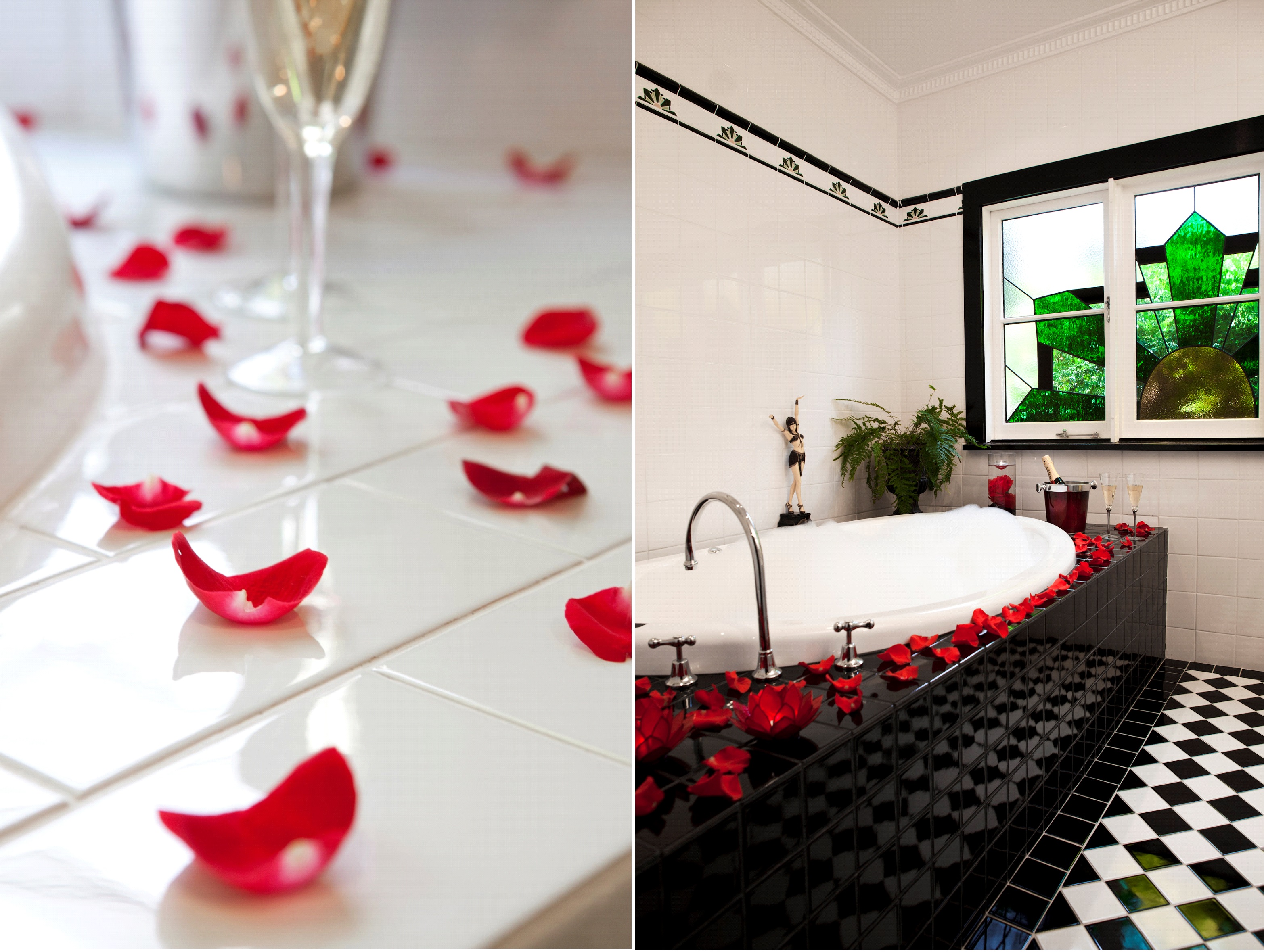 Fresh Red Rose Petals