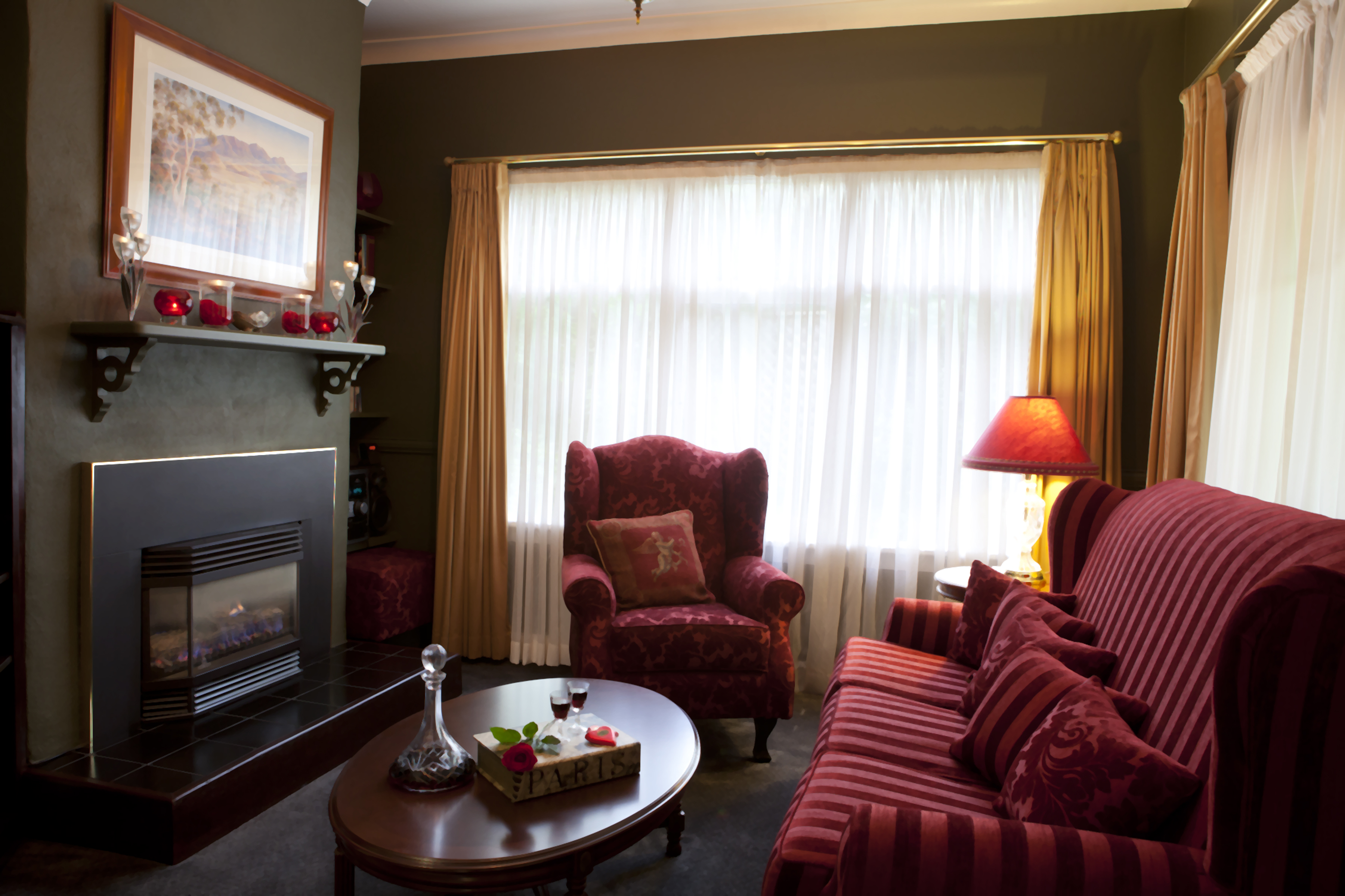 Strawberry Patch Cottage Lounge Room Leura Blue Mountains