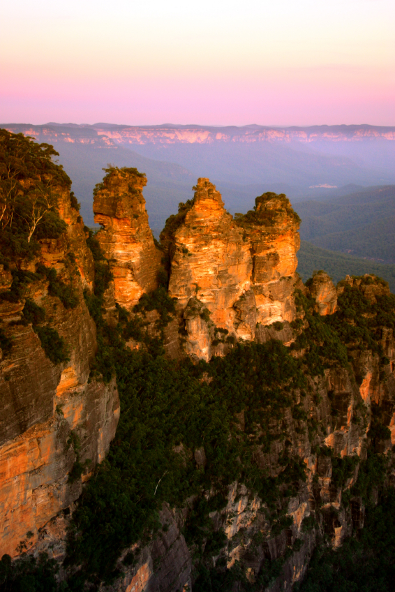 Three Sisters located at Echo Point, Blue Mountains