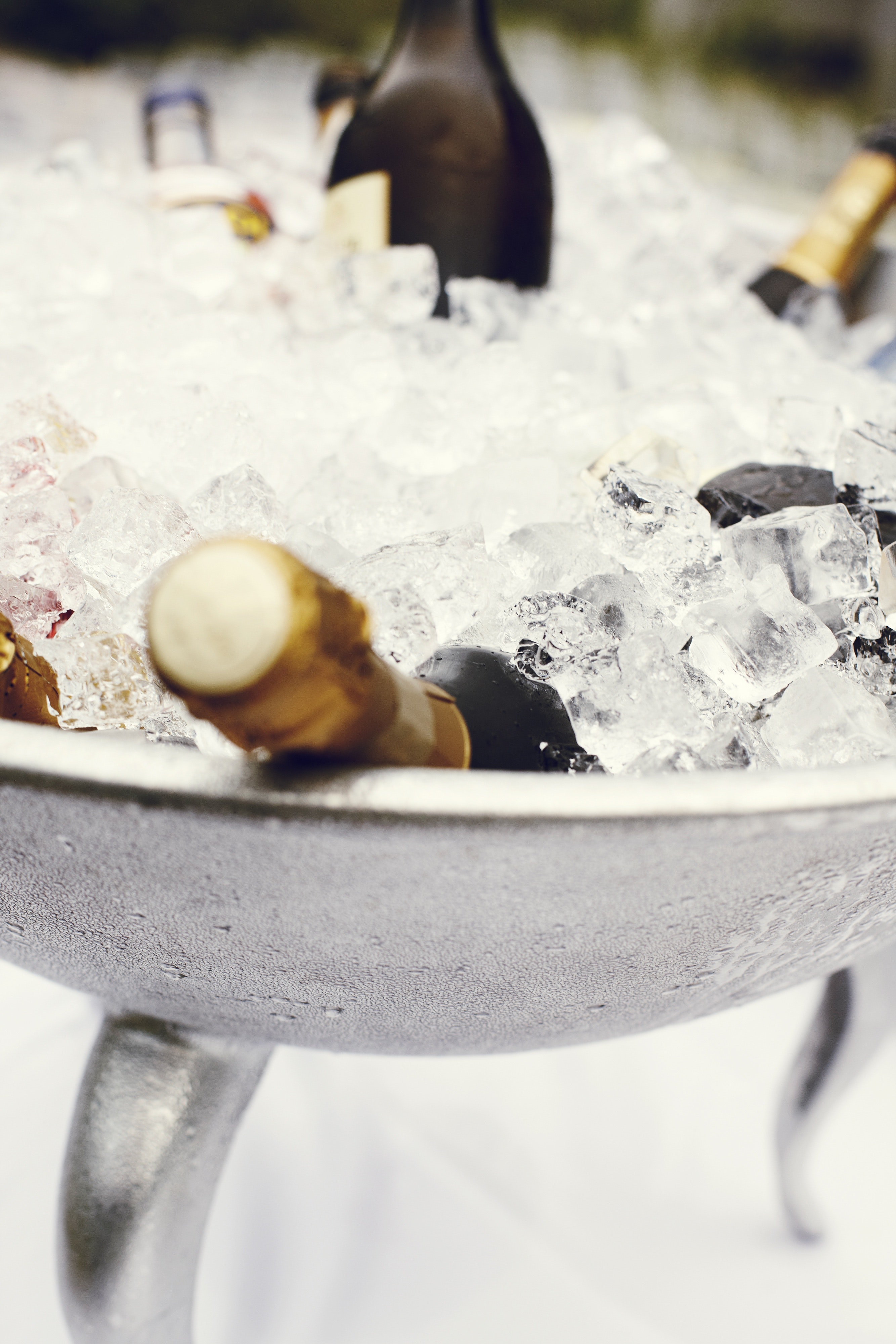 Champagne Chilled on Ice
