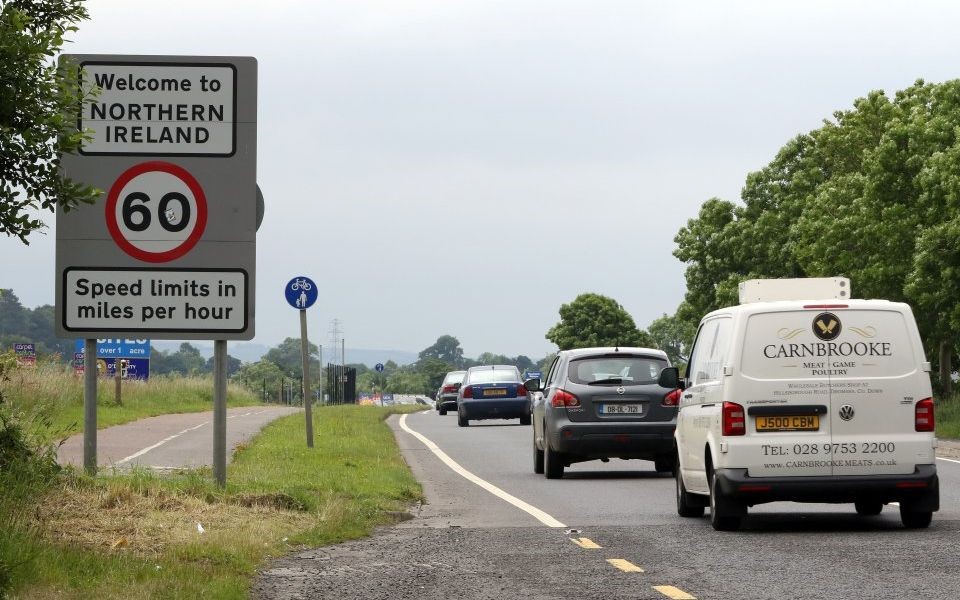 customs-and-exiting-european-union - The Irish border is currently marked only by road signs. (Source: Getty)