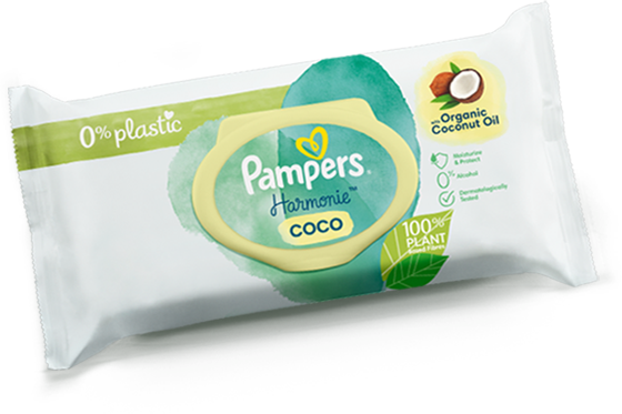 Pampers Harmonie Coco 0% Plastic
