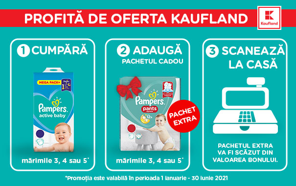 promotia-pampers-pants-pachet-cadou-la-kaufland Promoția “Pampers Pants - pachet extra la Kaufland”