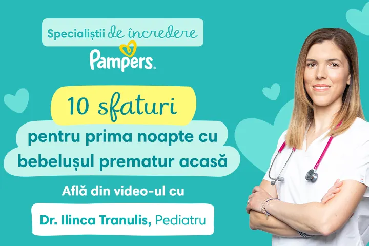 Dr. Ilinca Tranulis 10 sfaturi pentru prima noapte cu bebe prematur acasă