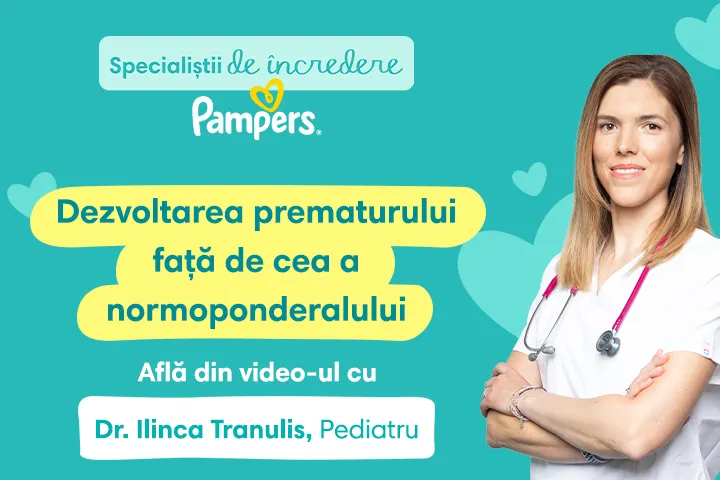 Dr. Ilinca Tranulis Dezvoltarea prematurului față de cea a normoponderalului