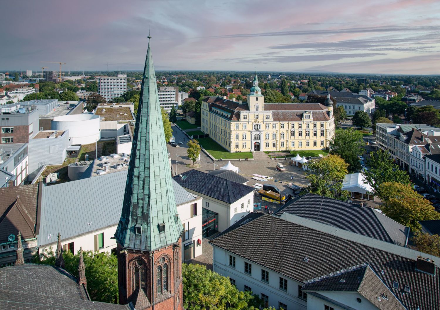 Oldenburger Schloss und St. Lamberti Kirche