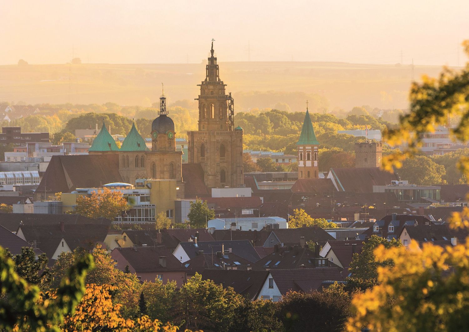 Drohnenaufnahme der Kilianskirche
Quelle: https://www.heilbronnerland.de/event/city-tour