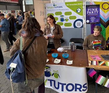 Infostand am 10. Oktober 2025 im Europapark-Stadion