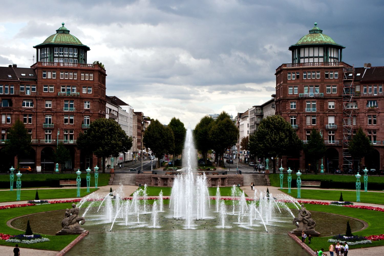 Springbrunnen in Mannheim