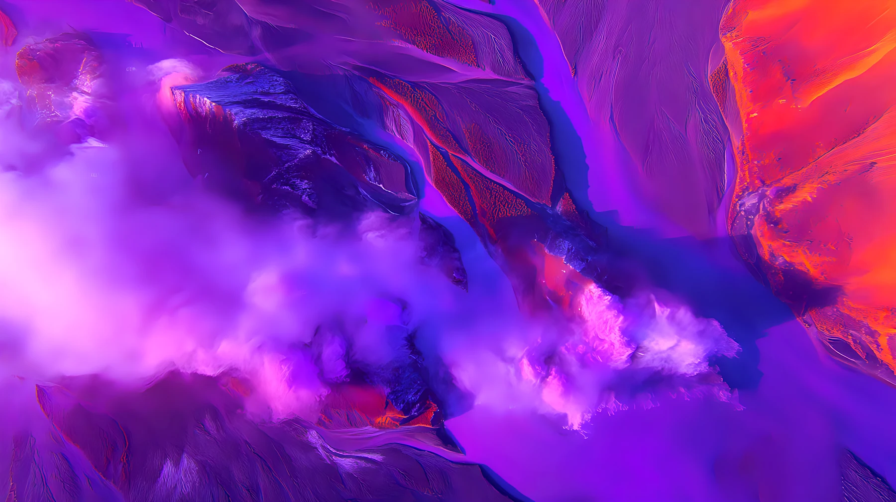 Brand archeology — abstract aerial