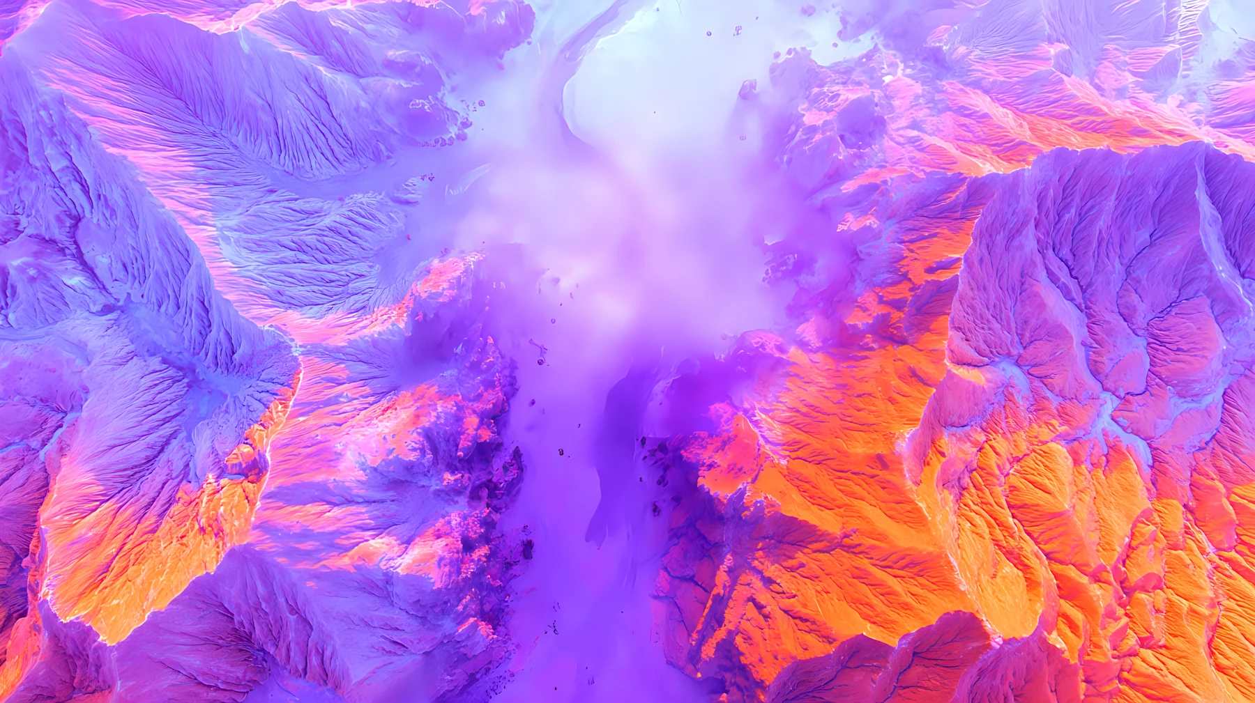 The Future of Branding: Why Authentic Brands Win in the AI Era — abstract aerial brand illustration