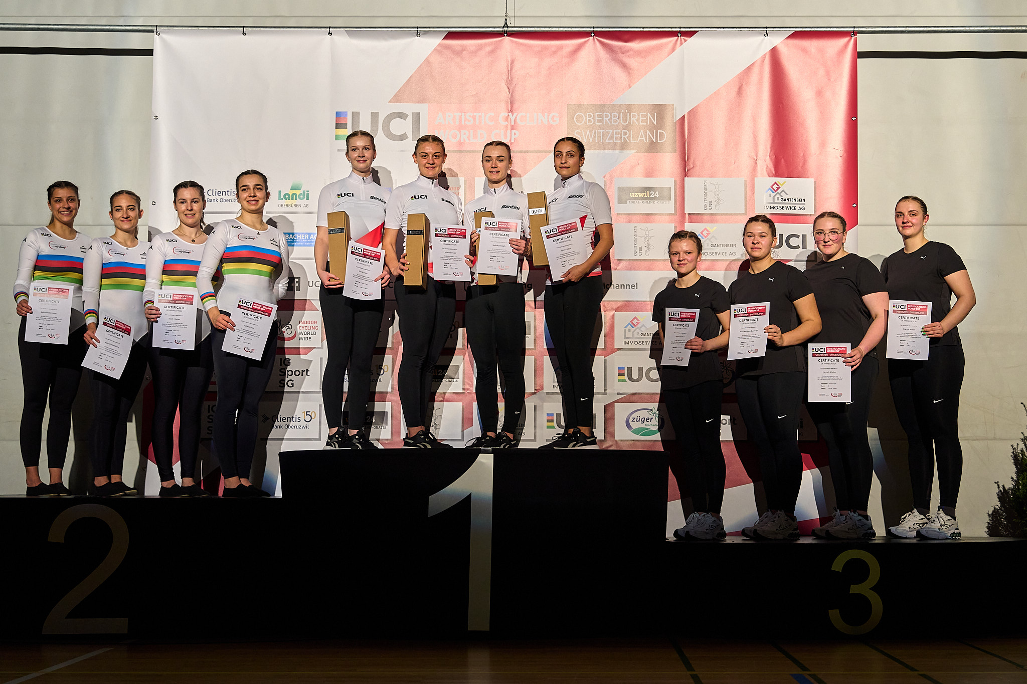 Overall winners of the 2024 UCI Artistic Cycling World Cup crowned at
