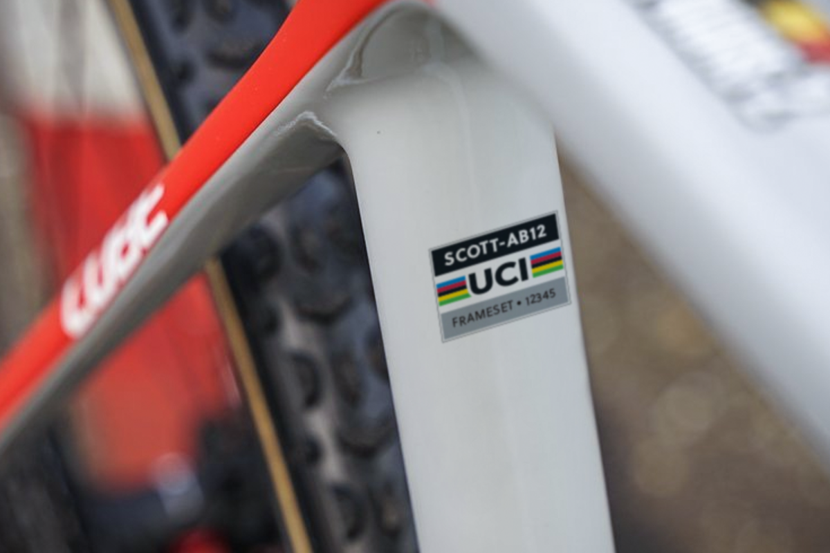 UCI frameset approval What s in a sticker UCI