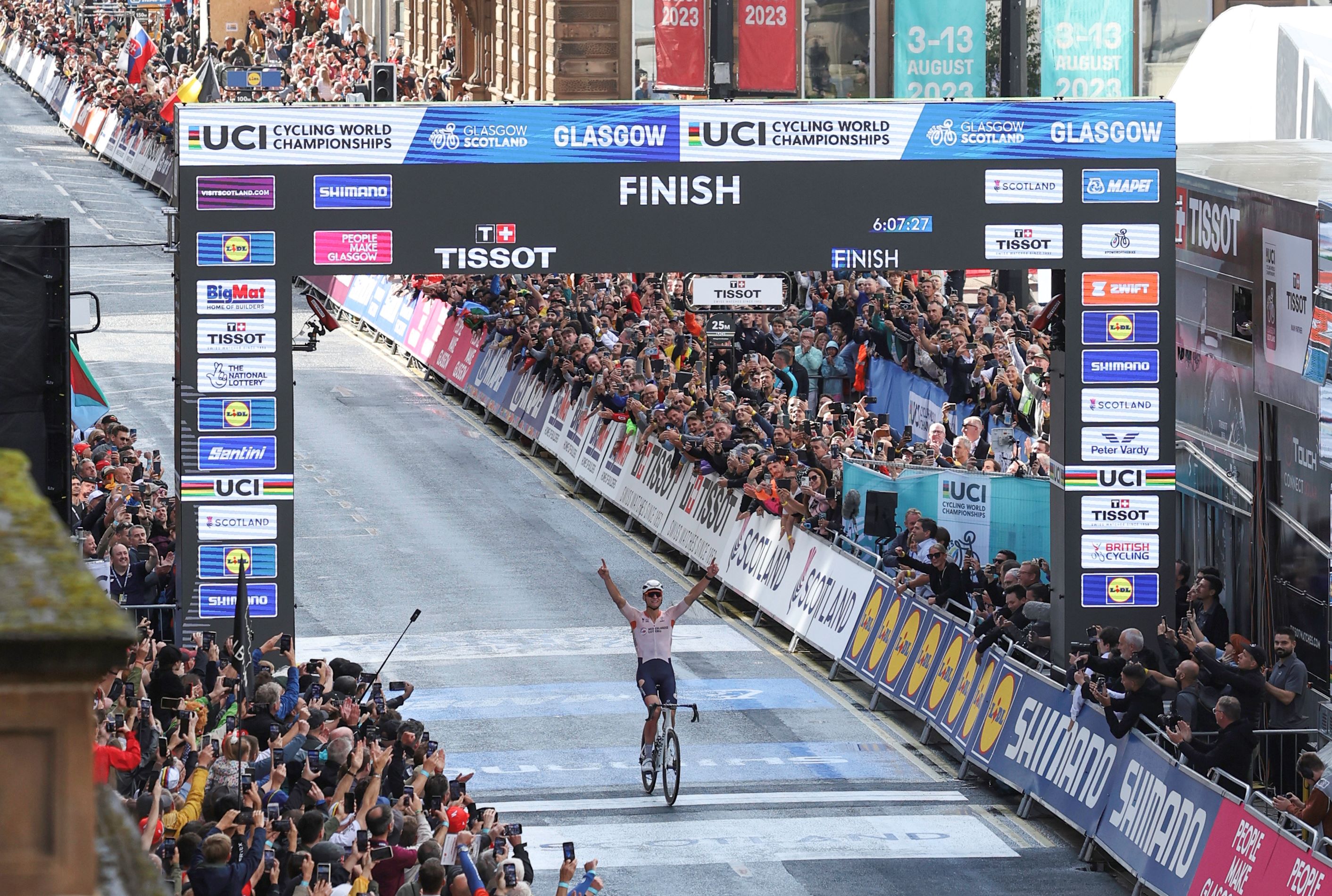 Spectacular TV and digital audiences for 2023 UCI Cycling World Championships in Glasgow and across Scotland UCI