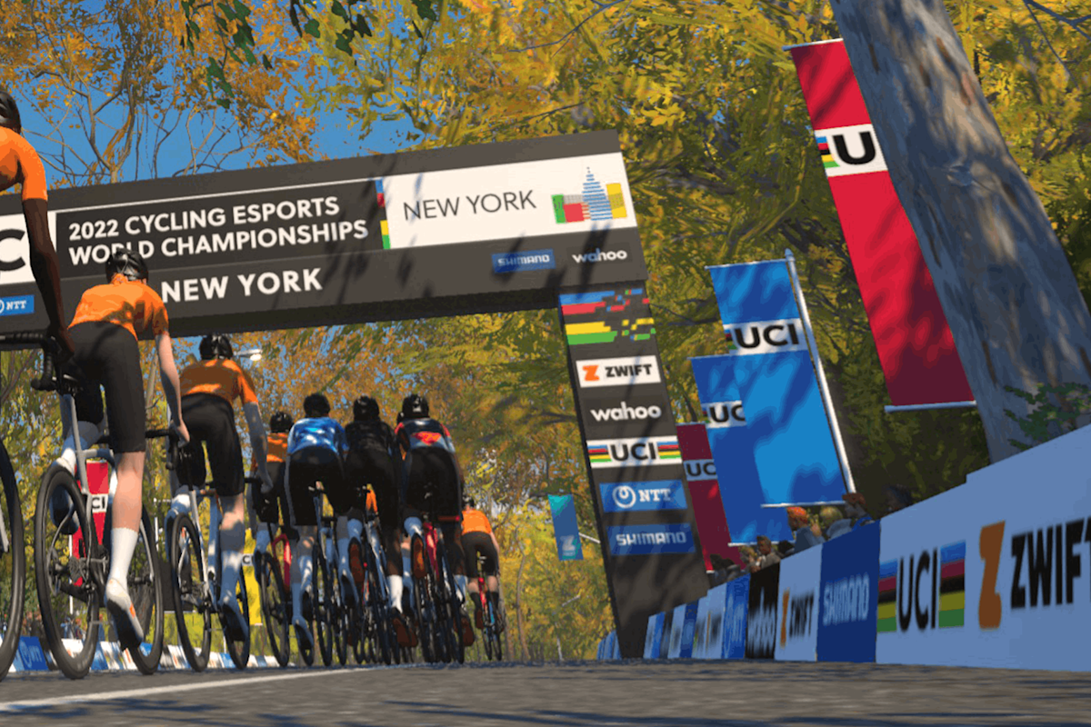 2022 UCI Cycling Esports World Championships Rainbow battles in a virtual New York UCI
