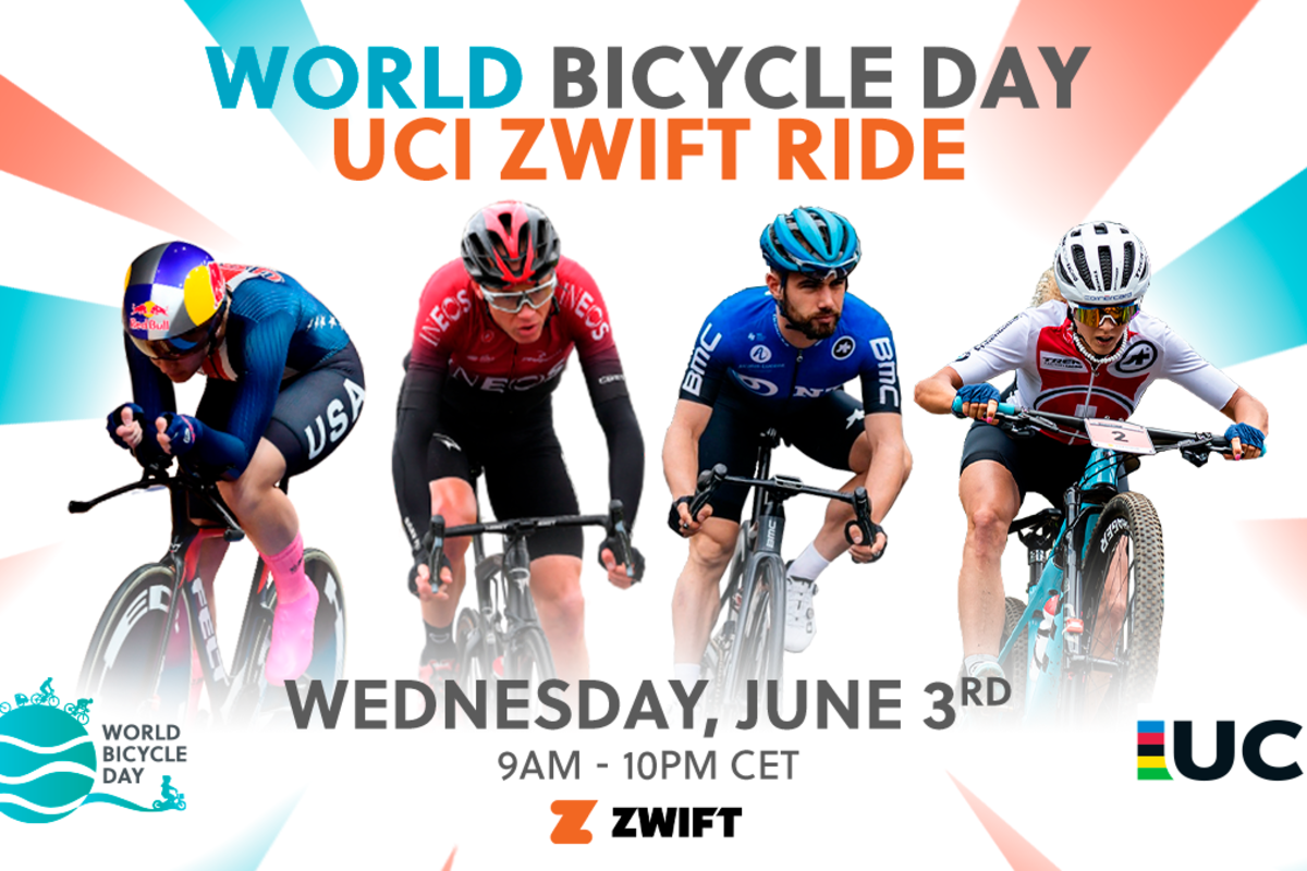 World Bicycle Day Pro riders to lead the UCI s Zwift rides UCI
